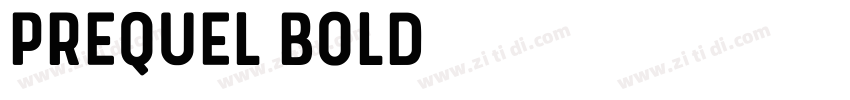 Prequel bold字体转换